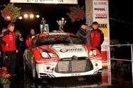 Rallye Český Krumlov: Vyhlášení výsledků